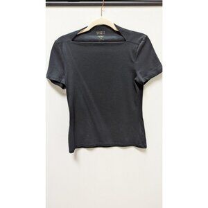 Broome Street Kate Spade Black Short-Sleeve T-Shirt